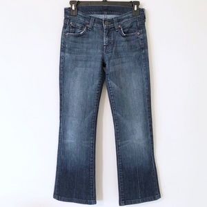 7 For All Mankind Medium Wash Bootcut Jeans Size 25
